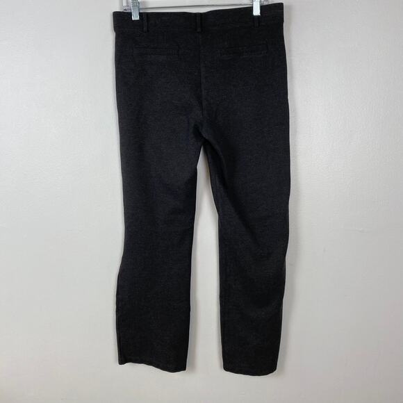 Betabrand Pants Straight Leg Comfort Charcoal Gray Yoga Trouser Large Petite - Picture 7 of 11